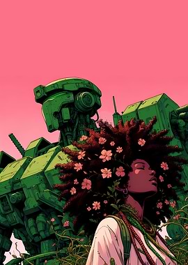 Afro Mecha Warrior 3