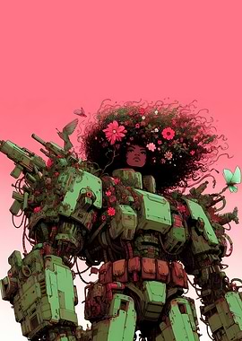 Afro Mecha Warrior 6