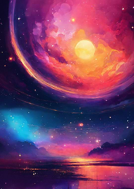 Abstract Twilight Fantasy