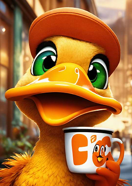 Funny Duck Goose Smile