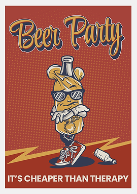 Vintage Retro Beer Party