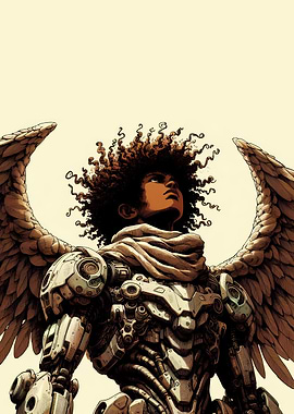 Afro Mecha Warrior 9