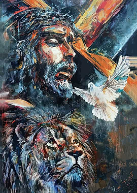 Jesus And Lion