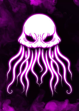 Jellyfish Neon Purple