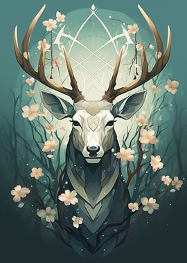 Geometric Deer