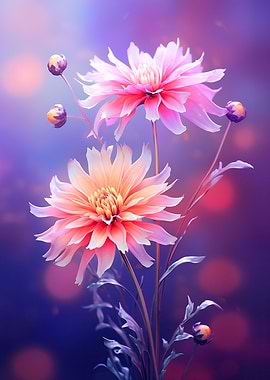 Pink and Orange Flowers