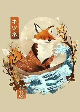 The Great Wave Fox