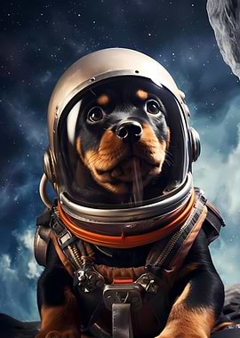 Stellar Astronaut Dog