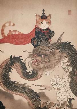 Cat Dragon Japanese