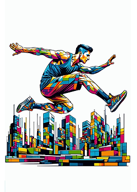Parkour street sport wpap