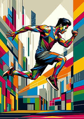 Parkour street sport wpap