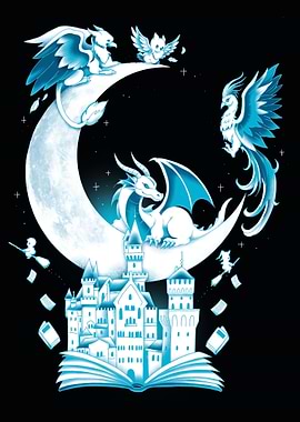 Magic Landscape Moon