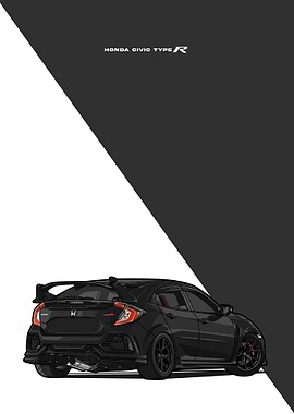 Civic type R black
