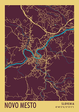 Novo Mesto Map