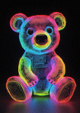 Colorful Teddy Bear