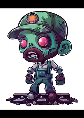 Railraod Worker Zombie
