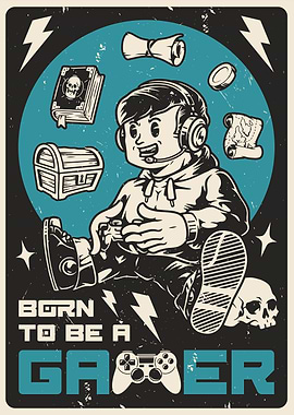 Born to be a Gamer Retro