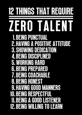 Require Zero Talent