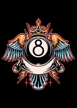 king billiard tattoo