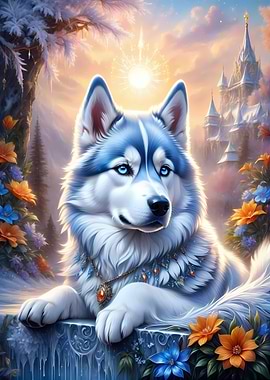 Fantasy Siberian Husky