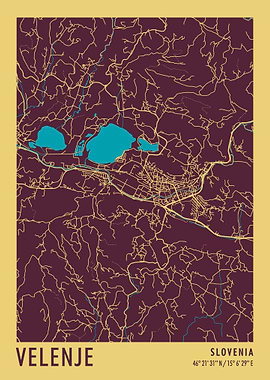Velenje Slovenia Map