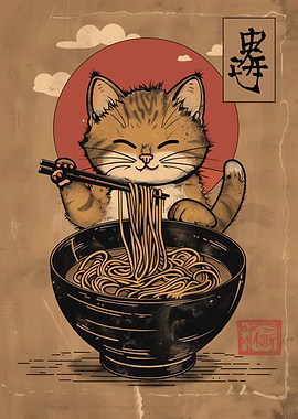 Cat Ramen Japan
