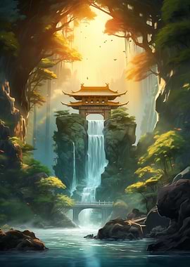 Mystical Kintsugi Gate