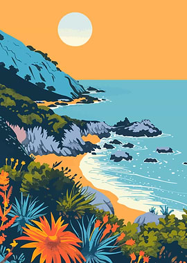 Pacific Ocean Nature Art