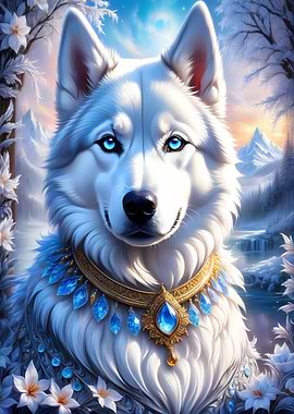 Fantasy Siberian Husky