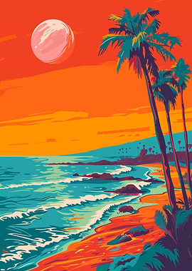 Malibu California Beach