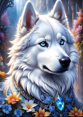 Fantasy Siberian Husky