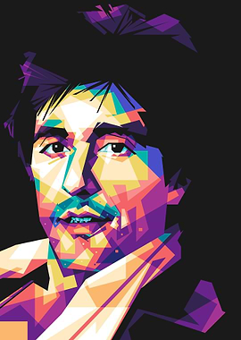al pacino aesthetic poster
