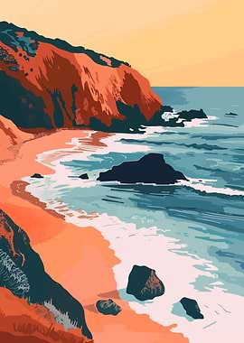 California Beach Art