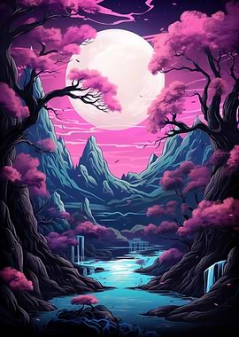 Cherry Blossom Japan Art