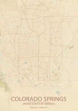 Colorado Springs VNTG Map