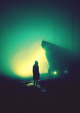 Minimalist Cyberpunk Art