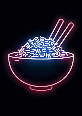 Ramen Light Neon Japan