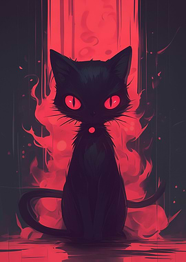 Dark Abnormal Cat