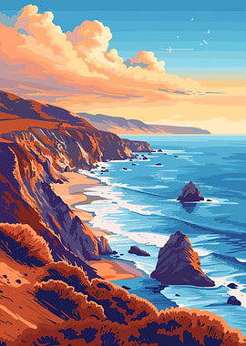 Beach Minimalist Art