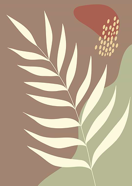 Minimalist Tropical leaves