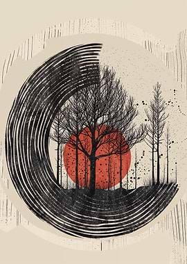 Circular Forest Glow