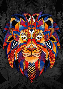 Lion Colorful