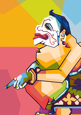 Colorful Semar Pop Art