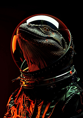 Lizard Astronaut