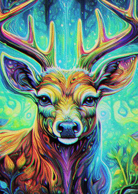 The beauty of a deer