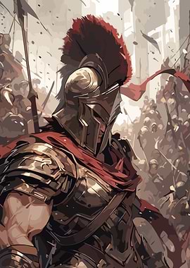 Soldier warrior spartan