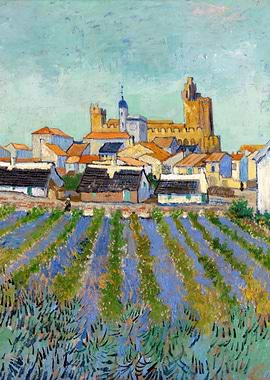 View of Saintes Maries