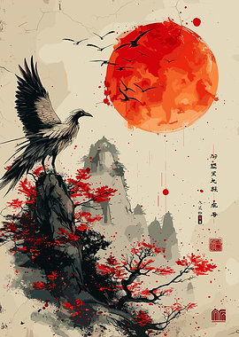 Phoenix Looking at the Sun