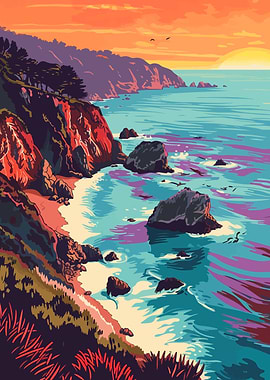 Big Sur California Beach