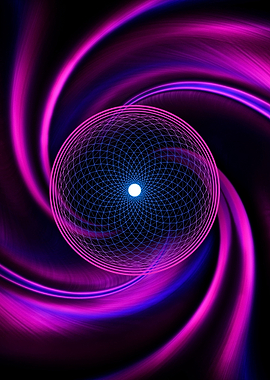 Purple Optic Illusion